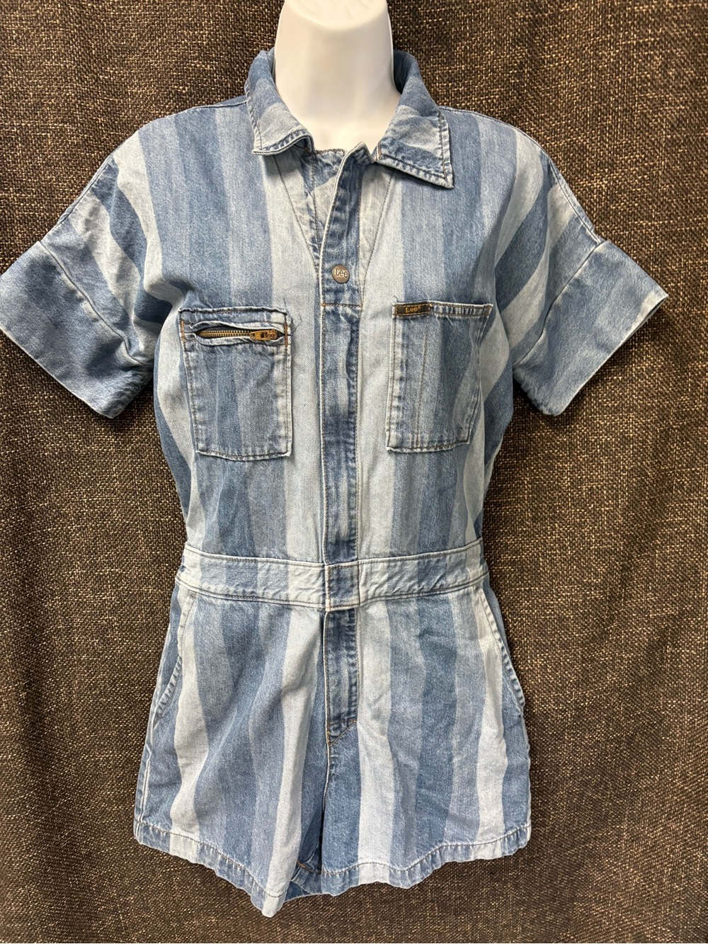 Lee Union-Alls Denim Romper Short Set